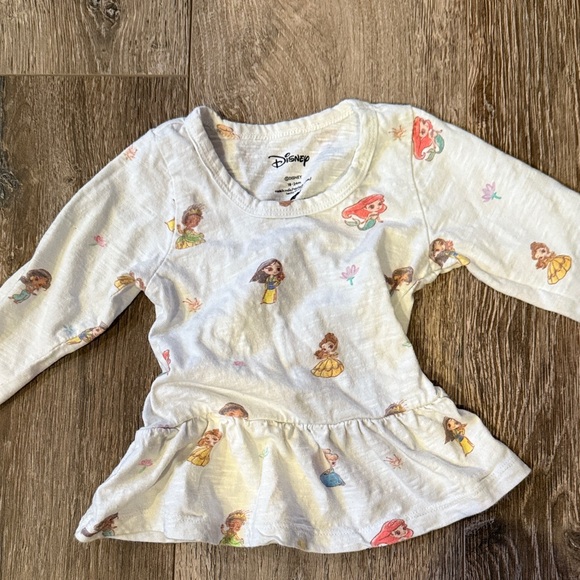 Disney Other - Monica and Andy Disney Princess Long Sleeve Top Size 18-24 Months!